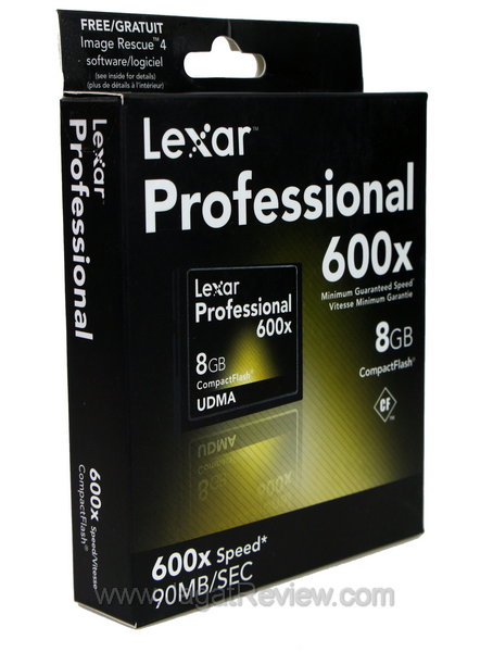 Lexar CF 8 GB 600x Kemasan