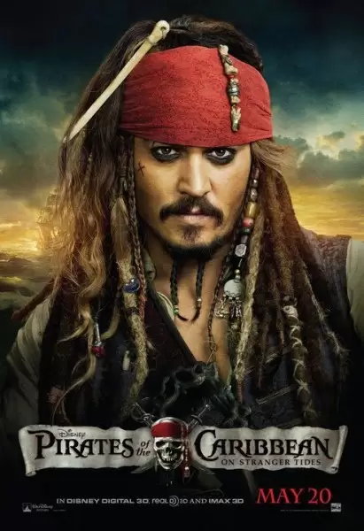 Pirates of the Caribbean On Stranger Tides Poster 2
