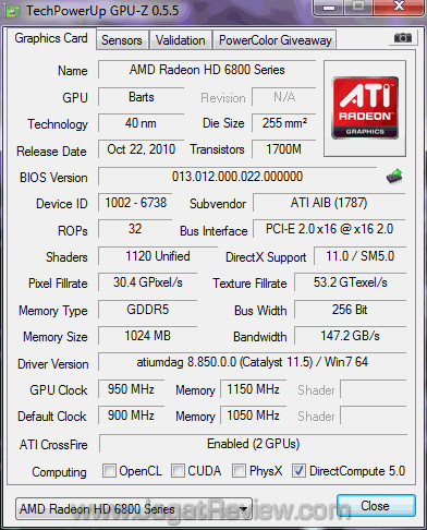 PowerColor HD 6870 X2 OC