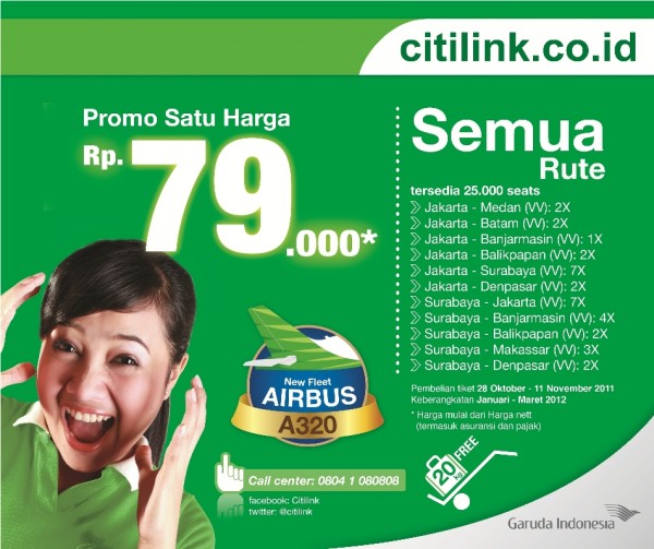 Promo Satu Harga Citilink
