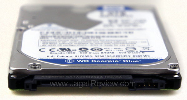 Western Digital Scorpio 1TB SATA Connector