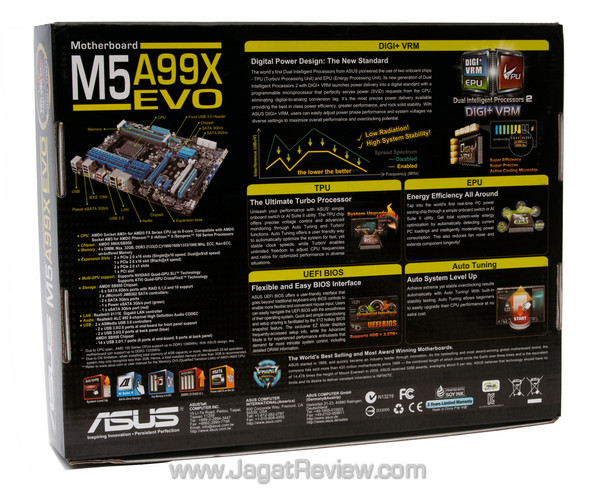 asus m5a99x evo jagatreview back