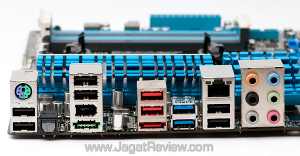 asus m5a99x evo jagatreview backpanel