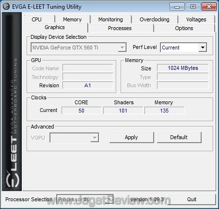 evga p67 ftw jagatreview e leet graphics tab