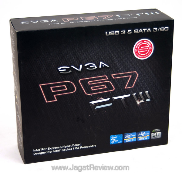 evga p67 ftw jagatreview front