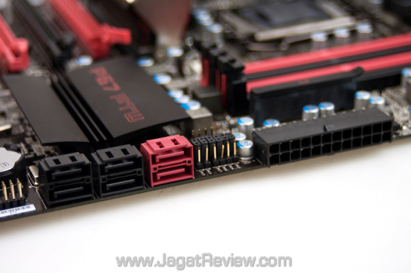 evga p67 ftw jagatreview sata ports & 24-pin power connector evga p67 ftw jagatreview sata ports 24 pin power connector