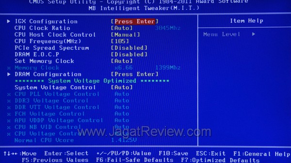 gigabyte a75 d3h BIOS cpu