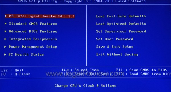 gigabyte a75 d3h BIOS main