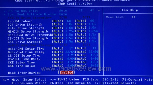 gigabyte a75 d3h BIOS memory