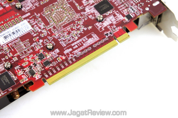 powercolor hd 6870 x2 jagatreview pci express connector