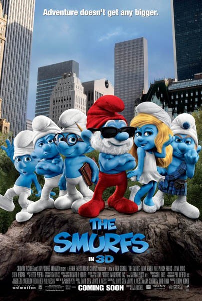 the smurfs poster