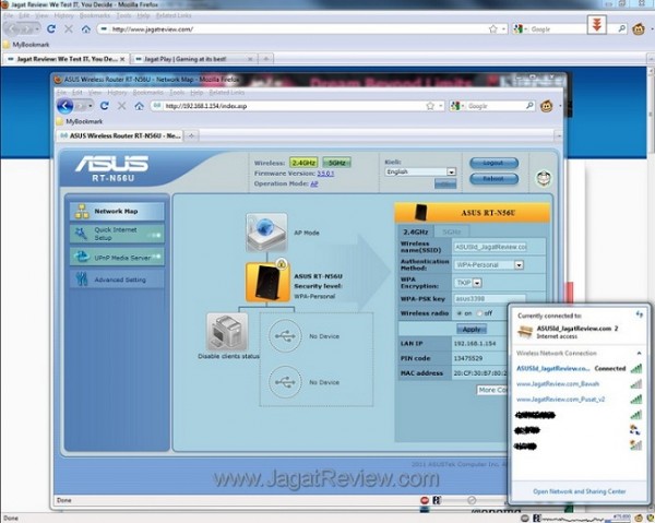 Asus RT-N56U - TestWirelessAPMode Asus RT N56U TestWirelessAPMode
