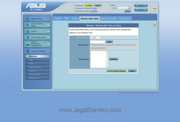 Asus RT-N56U - WebInterface16 Asus RT N56U WebInterface16