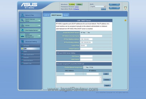 Asus RT-N56U - WebInterface19 Asus RT N56U WebInterface19