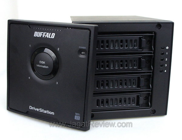 Buffalo Drivestation Quad USB 3 - Terbuka Buffalo Drivestation Quad USB 3 Terbuka