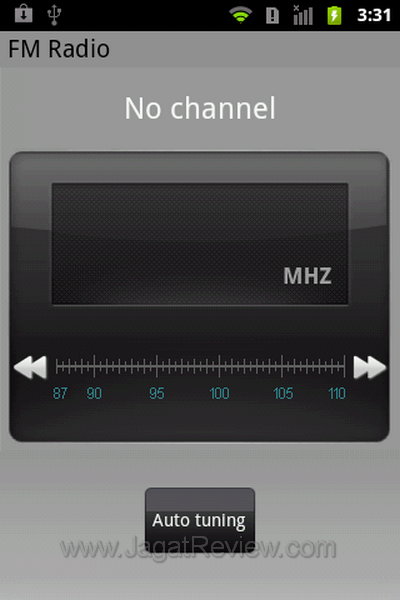Huawei Ideos X3 FM Radio