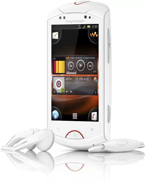 Live Walkman Front White