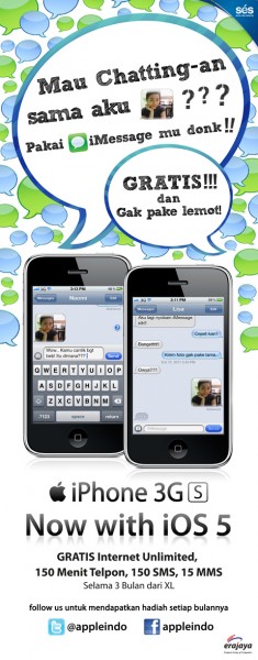 Preview FA Banner iphone3Gs iOS5 SES Erajaya iMessage ALT21