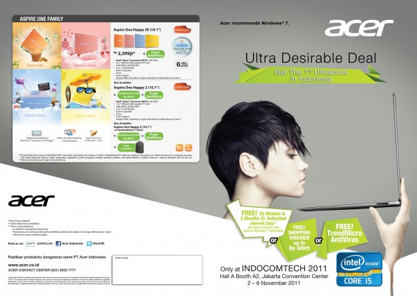 Promo Acer Indcomtech 2011 4