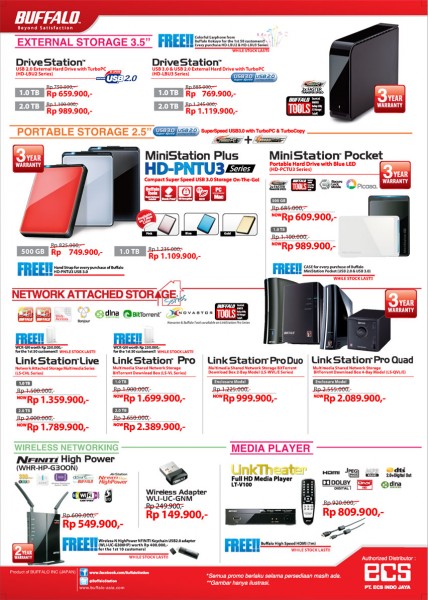 Promo Buffalo Indcomtech 2011 list harga 1