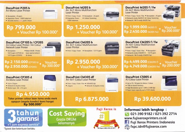 Promo Fuji Xerox Indocomtech 2011 1