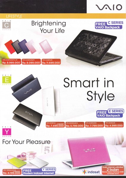 Promo Sony VAIO Indocomtech 4