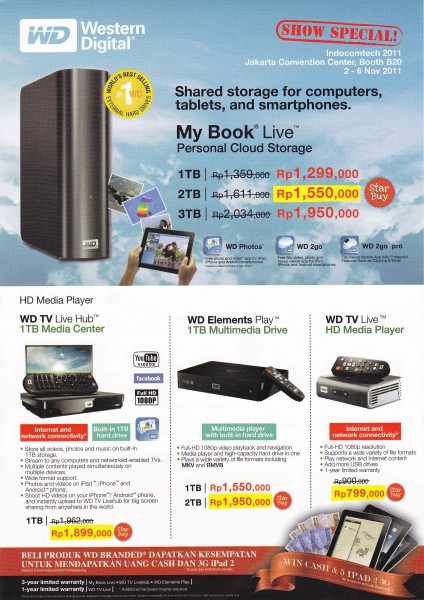 Promo Western Digital Indocomtech 2011 1