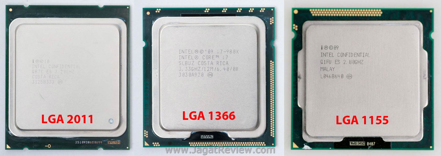 SandyBrige E comparison front cpu