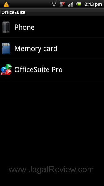 Sony Ericsson Xperia Arc S - Officesuite Sony Ericsson Xperia Arc S Officesuite