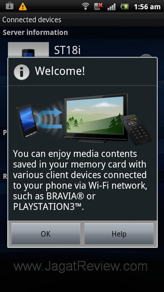 Xperia Ray Connected Device
