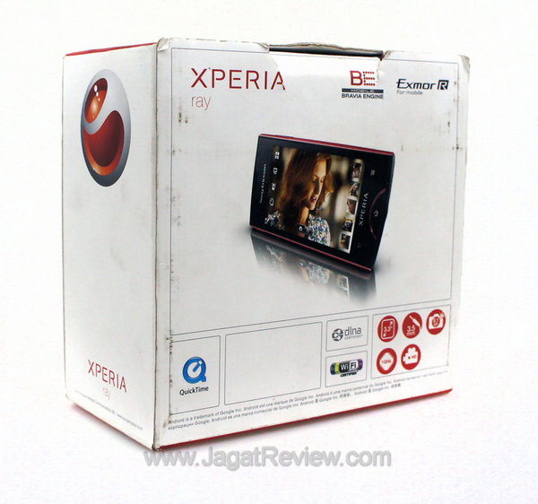 Xperia Ray Kemasan Belakang