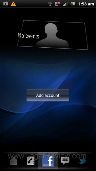 Xperia Ray SNS
