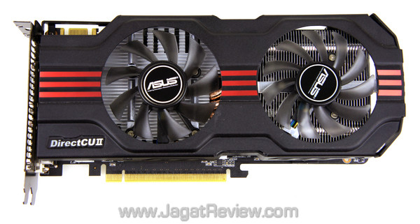 asus gtx 560 dcu ii top top view