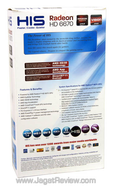 his amd hd 6670 jagatreview back