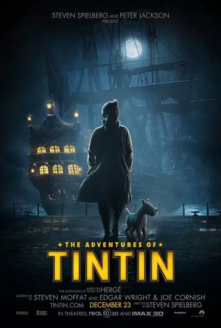 the adventures of tintin movie poster