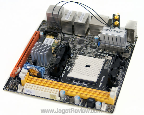 zotac a75 itx wifi jagatreview Board Overview1