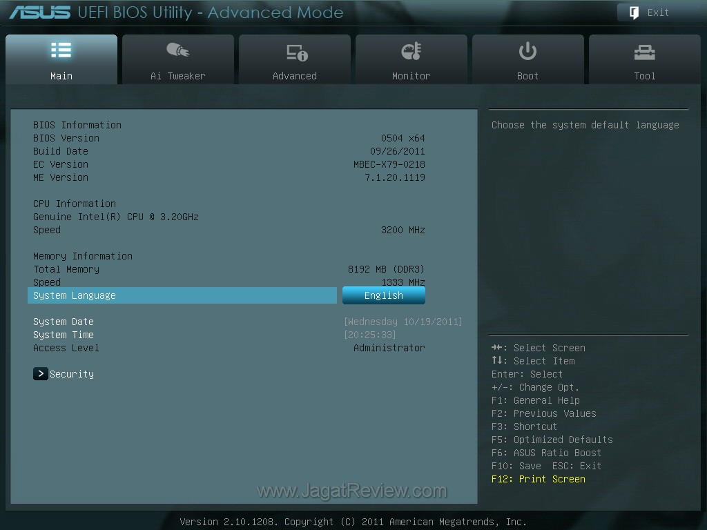 ASUS P9X79 BIOS4