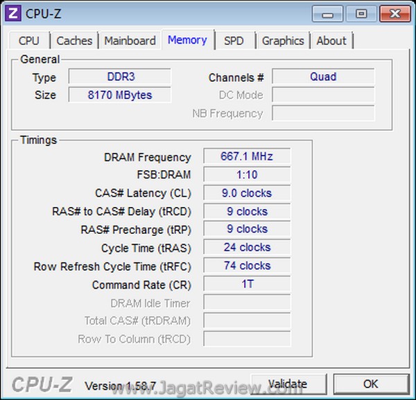 ASUS P9X79 Pro CPUZ memory 3501