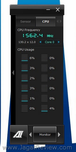 ASUS P9X79 Pro Utility Monitor CPU
