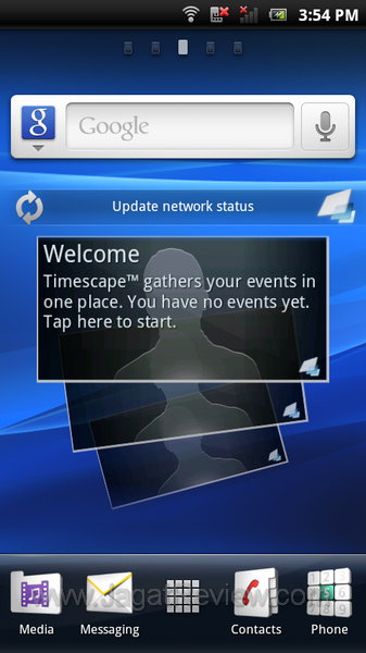 Xperia Neo Homescreen Utama