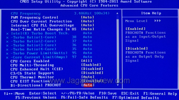 gigabyte g1 sniper2 BIOS advanced