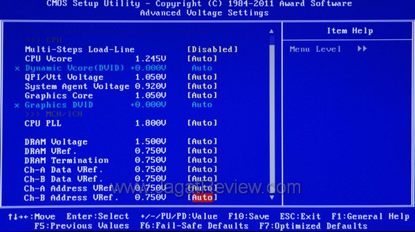 gigabyte g1 sniper2 BIOS voltage