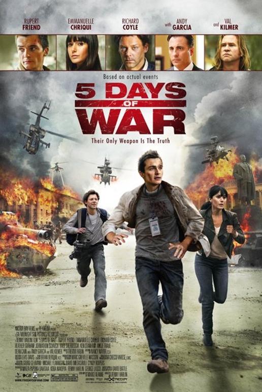 5 days of war movie poster