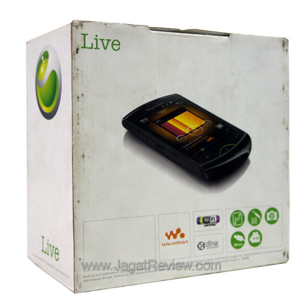 Live Walkman Kemasan Belakang
