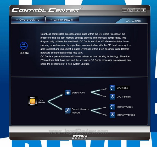 MSI BigBangXPowerII Utility ControlCenter OCGenie1