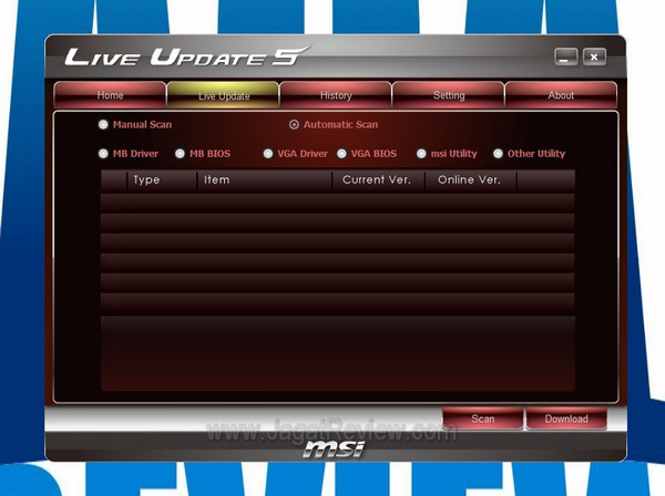 MSI BigBangXPowerII Utility LiveUpdate LiveUpdate1
