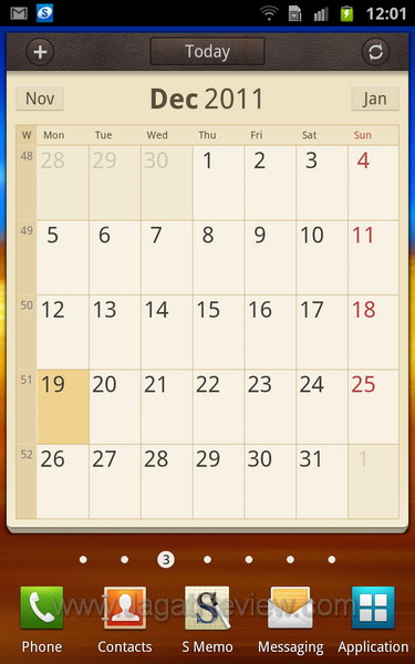 Samsung Galaxy Note Homescreen 3