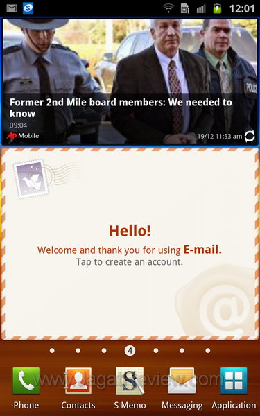 Samsung Galaxy Note Homescreen 4