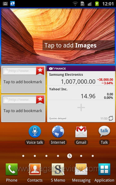 Samsung Galaxy Note Homescreen 5