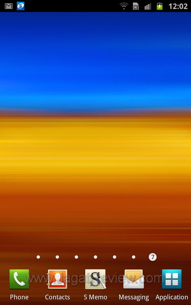 Samsung Galaxy Note Homescreen 7